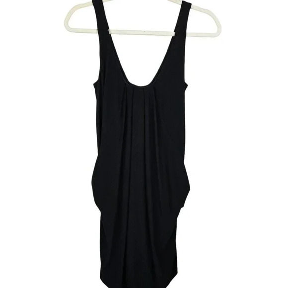 K Studio Little Black Sleeveless Dress Flounce Skirt Layered Look LBD Size Small - Picture 8 of 8